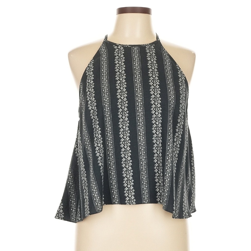 Anthropologie Printed Halter Tank Top - Large